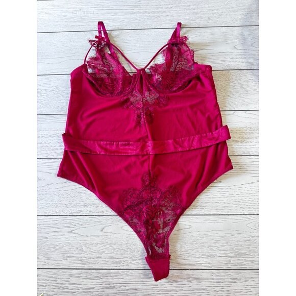 Oh La La Cheri Lace Underwire Teddy Size 1X - Picture 1 of 5